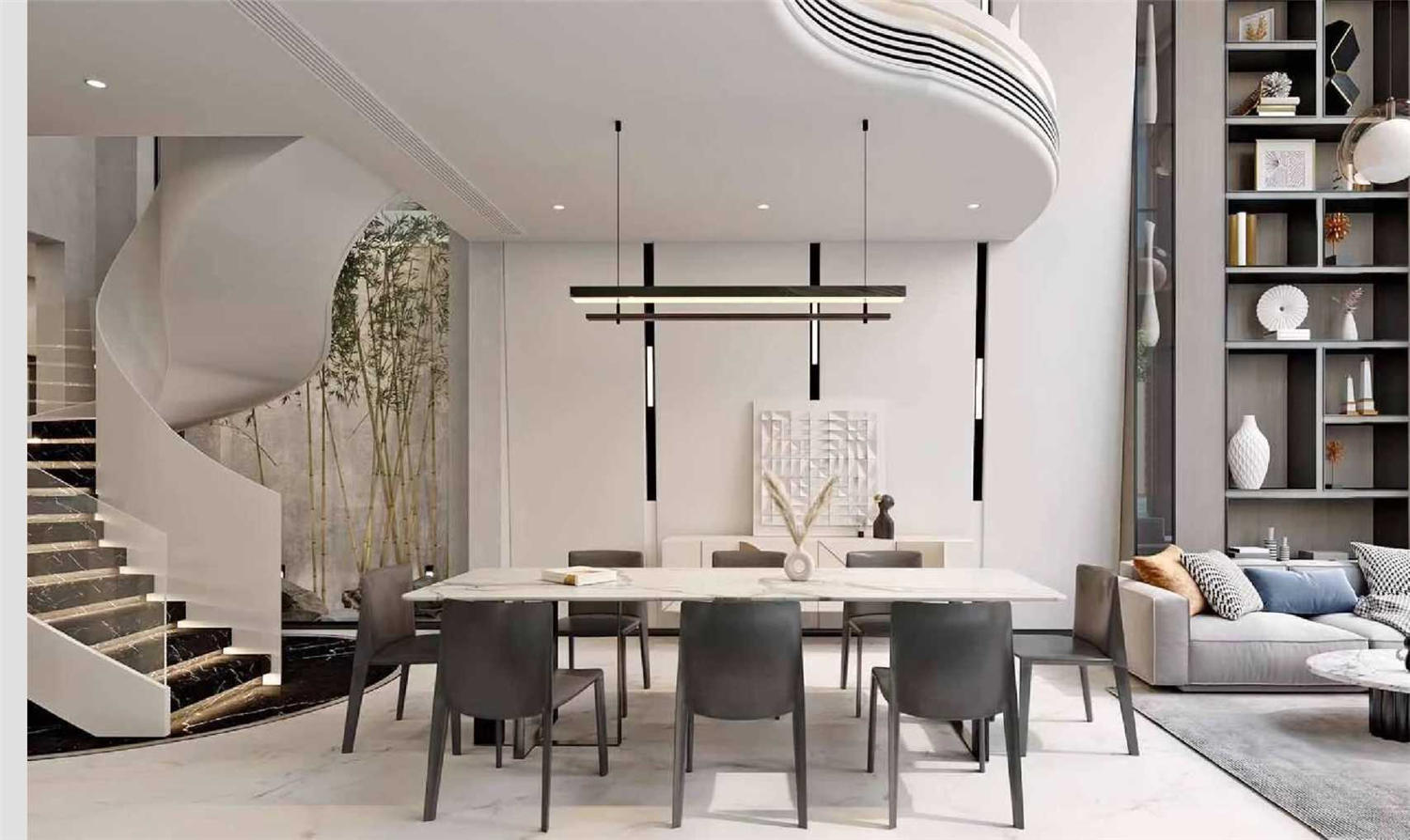 聯(lián)投花山郡裝修,武漢別墅裝修