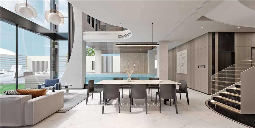 武漢別墅設(shè)計(jì),現(xiàn)代輕奢風(fēng)格