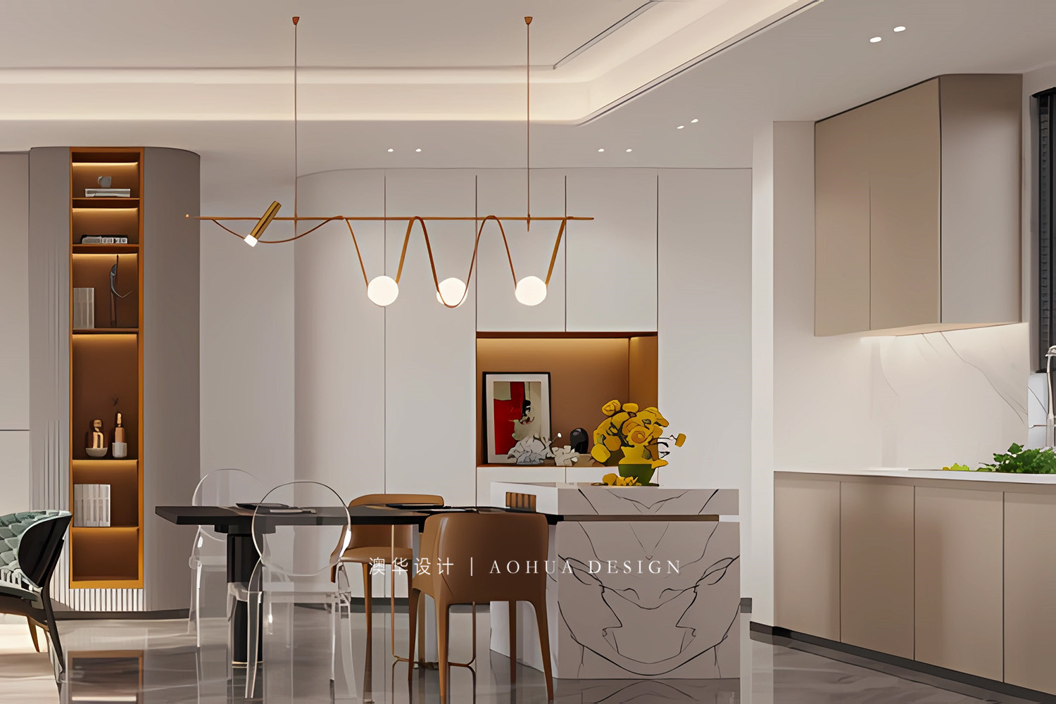 武漢別墅設(shè)計,輕奢風(fēng)裝修