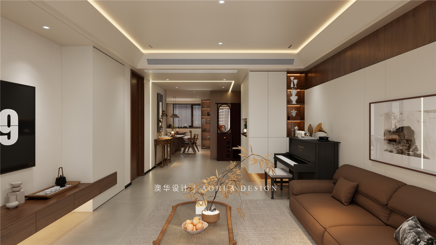 同馨花園裝修,現(xiàn)代中古風(fēng)格