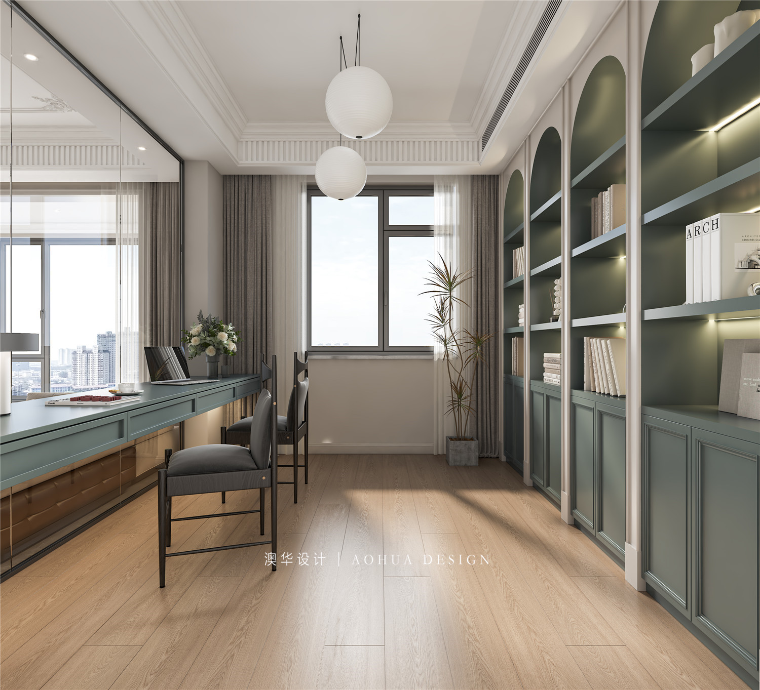 臥龍麗景灣裝修,輕法式風(fēng)格