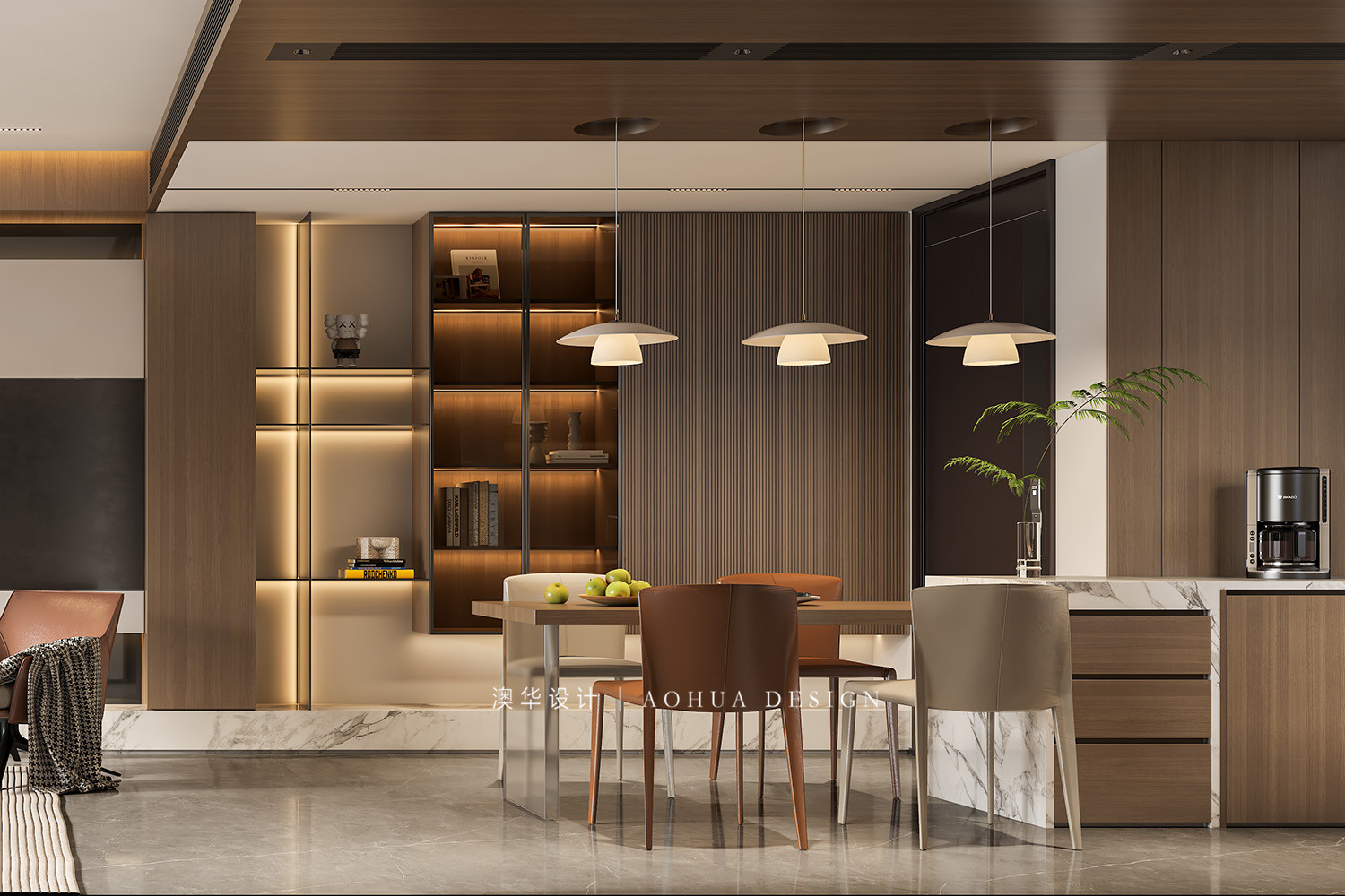 招商江山風(fēng)華裝修,意式輕奢風(fēng)格