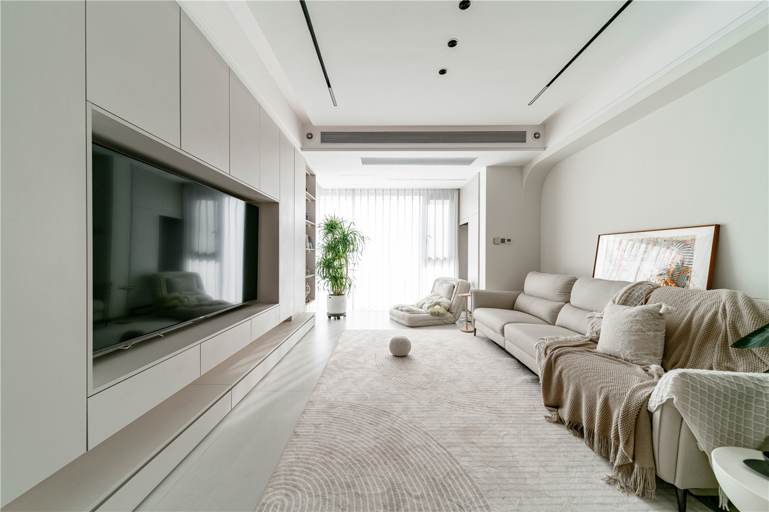 興華嘉天下裝修,奶油風(fēng)裝修