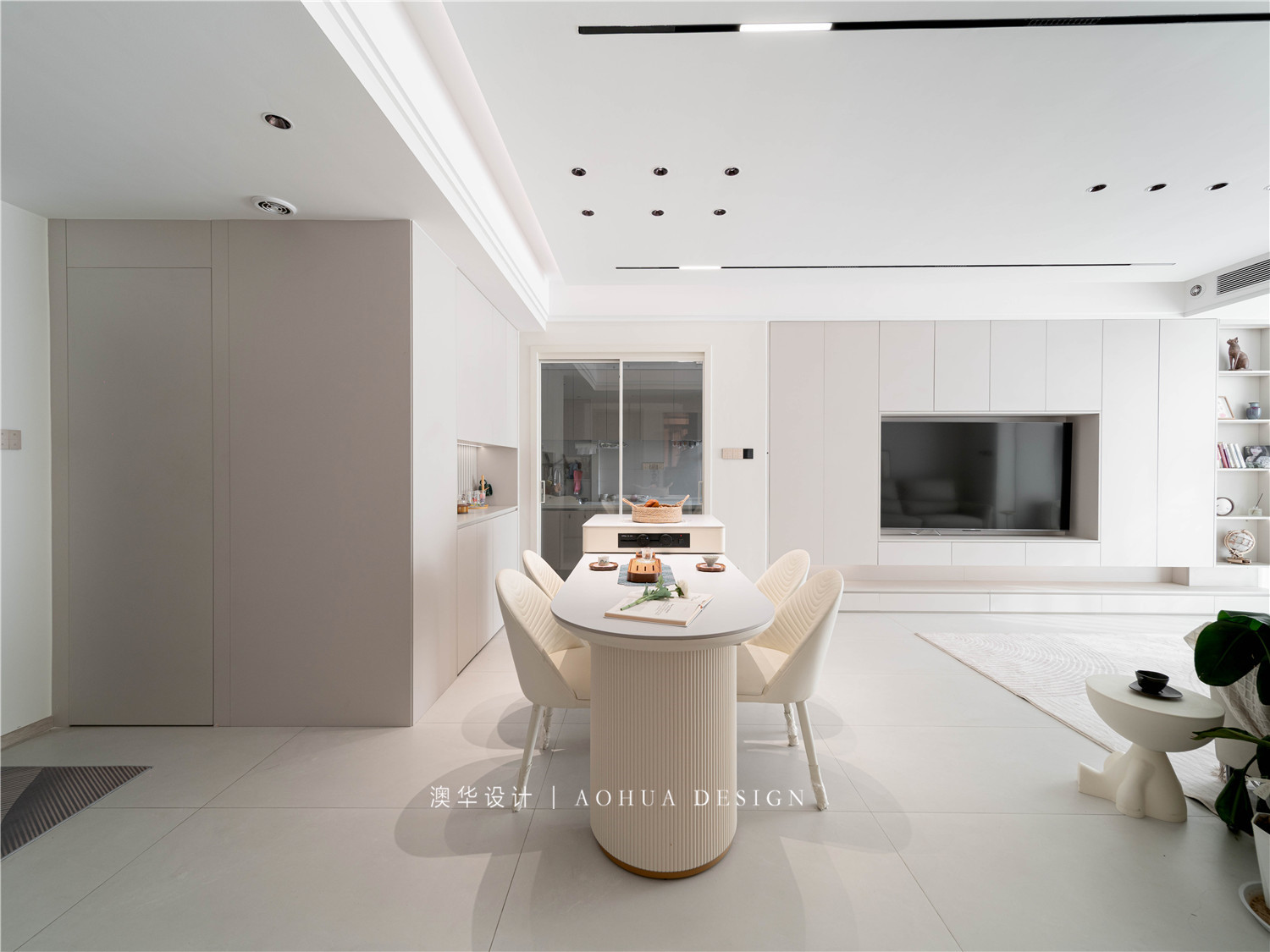 興華嘉天下裝修,奶油風(fēng)裝修