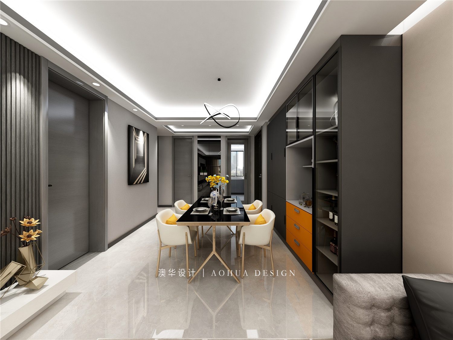 華潤翡翠城裝修,現(xiàn)代輕奢風(fēng)格