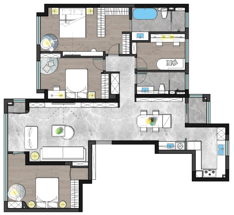 融僑濱江城天域,武漢裝修,武漢裝修設計,武漢室內設計