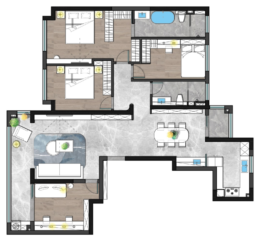 融僑濱江城天域,武漢裝修,武漢裝修設計,武漢室內設計