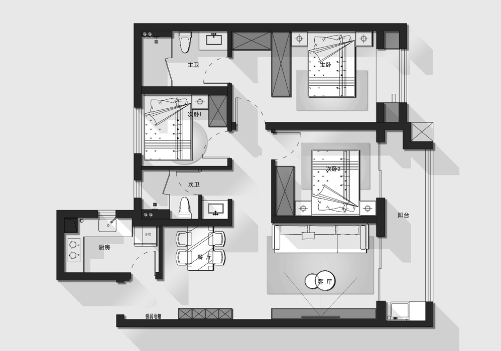 城建信達后湖里104㎡ 城建信達后湖里104㎡