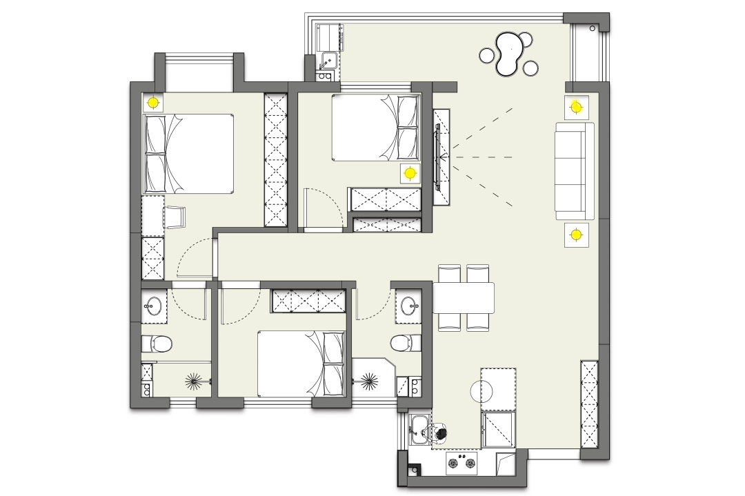 城投聯(lián)投江南岸110㎡ 城投聯(lián)投江南岸110㎡