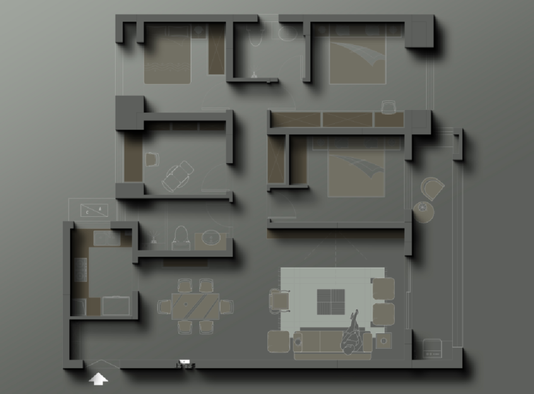 城投聯(lián)投江南岸140㎡ 城投聯(lián)投江南岸140㎡