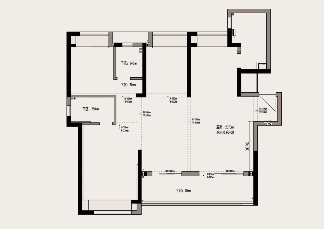 融創(chuàng)臨江府136㎡ 融創(chuàng)臨江府136㎡