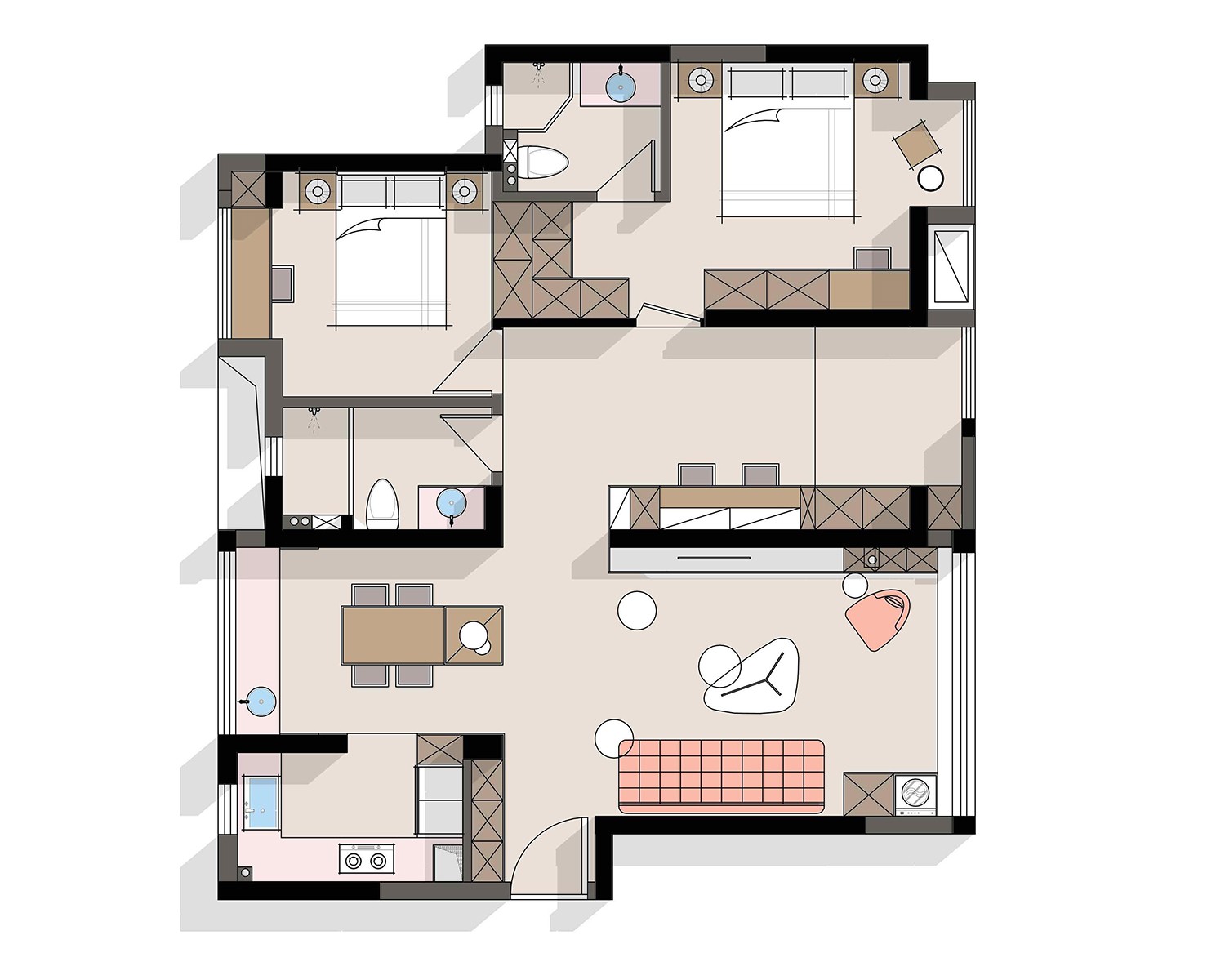 幸福時(shí)代·大家127㎡ 幸福時(shí)代·大家127㎡