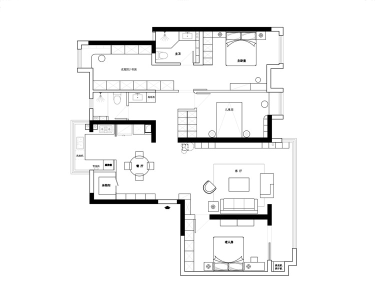 東湖風光174㎡現(xiàn)代風 東湖風光174㎡現(xiàn)代風